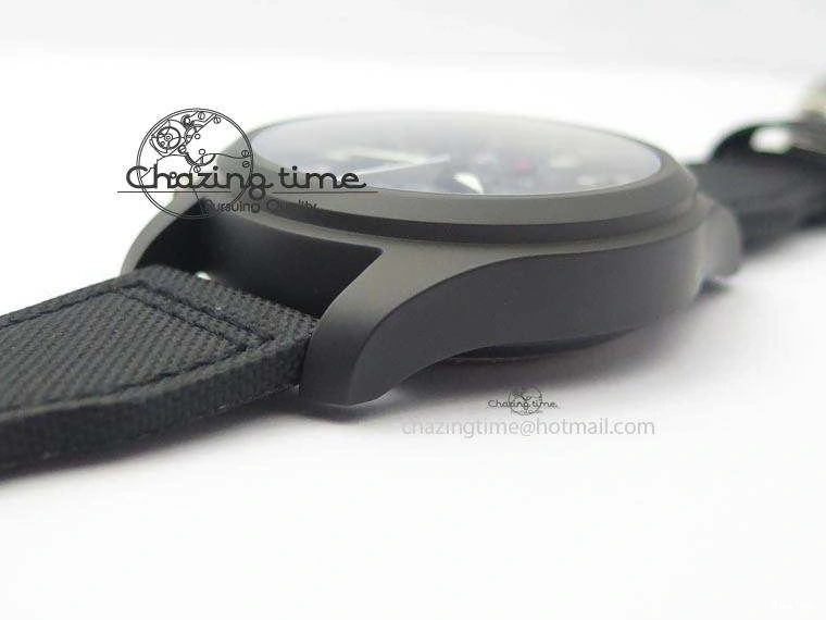 MIROTIME 0218 EasyCare Pilot Chrono IW388001 Real Ceramic ZF 1:1 Best Edition On Black Nylon Strap A 7279